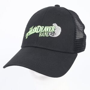 Tyler Deaver Band Embroidered Logo Mesh Snapback Trucker Hat Black